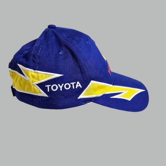 NASCAR Napa Racing #55 Michael Waltrip Toyota Baseball Cap Hat Navy Blue Yellow - Picture 5 of 8